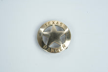 Load image into Gallery viewer, Lone Star Legacy: Solid Brass Texas Ranger Badge Belt Buckle
