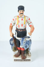 Load image into Gallery viewer, Paul Bunyan &amp; Babe the Blue Ox Ceramic Decanter
