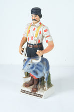 Load image into Gallery viewer, Paul Bunyan &amp; Babe the Blue Ox Ceramic Decanter
