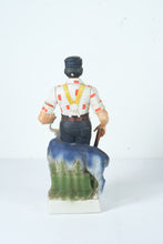 Load image into Gallery viewer, Paul Bunyan &amp; Babe the Blue Ox Ceramic Decanter
