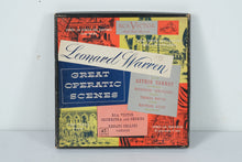 Load image into Gallery viewer, Leonard Warren – Great Operatic Scenes 3-Record Set (Red Vinyl, RCA Victor, 45 RPM)
