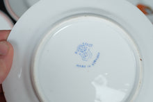 Load image into Gallery viewer, Vintage Rudolstadt Germany Child’s Porcelain Tea Set – 13 Pieces – Strawberry Border with Playful Children
