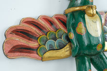 Load image into Gallery viewer, Hand Carved and Painted Flying Frog - 38&quot; Tall
