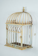 Load image into Gallery viewer, Vintage White Metal Birdcage
