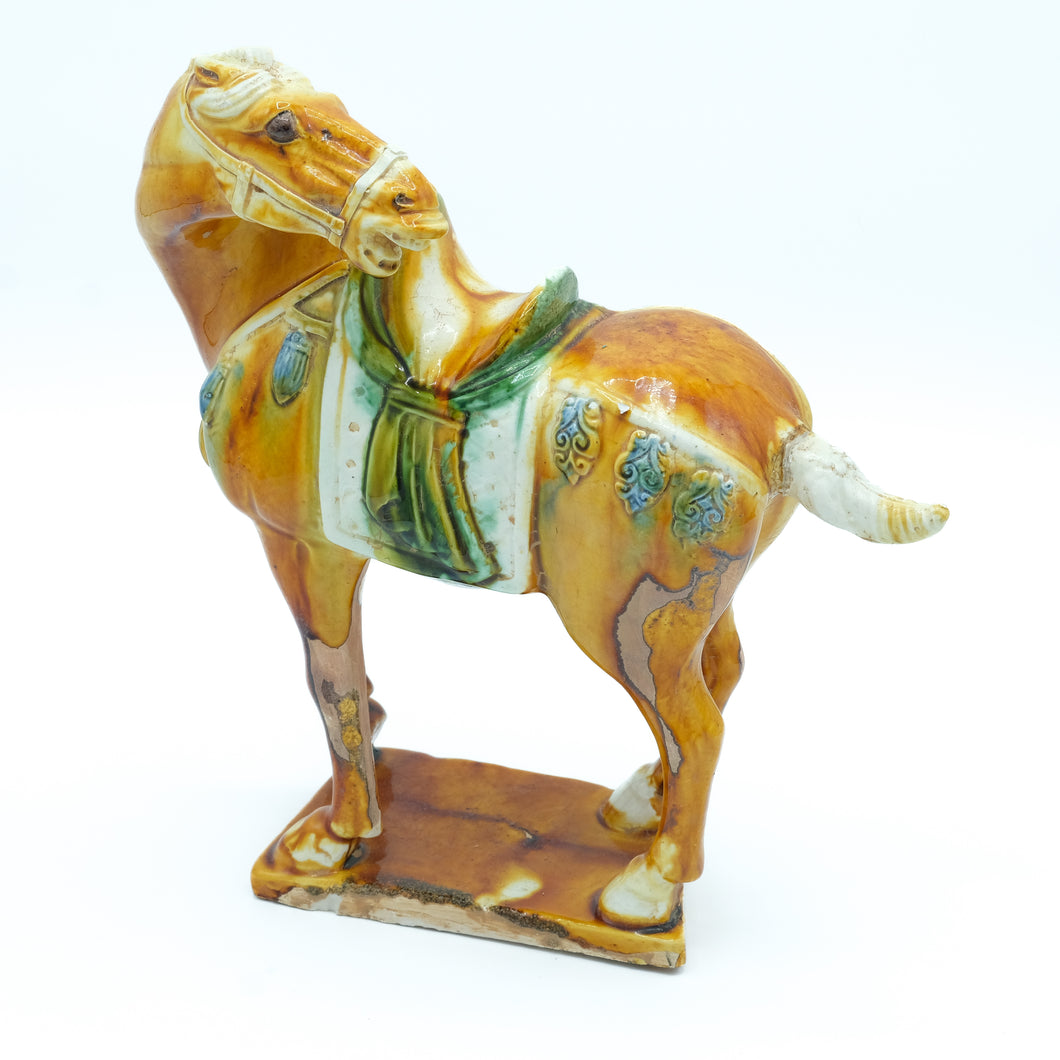 Vintage Tang Dynasty Horse Figurine