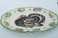 Load image into Gallery viewer, Gobble ’Til You Wobble – Giant Turkey Platter of Harvest Glory (20.25” Wide)

