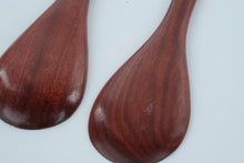 Load image into Gallery viewer, Hand-Carved Wooden Parrot Serving Spoons – 13.75&quot; Tall – Tropical Toucan Design – Decorative or Functional

