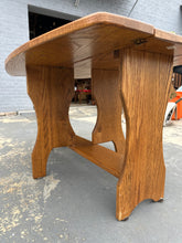 Load image into Gallery viewer, Slender Oak Drop-Leaf Coffee Table – Classic Mission Style
