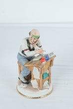 Load image into Gallery viewer, Vintage Lefton China CPA Accountant Porcelain Figurine Desk Scene Japan
