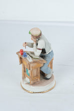 Load image into Gallery viewer, Vintage Lefton China CPA Accountant Porcelain Figurine Desk Scene Japan
