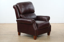 Load image into Gallery viewer, Cabernet Leather Recliner with Nailhead Trim
