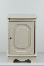 Load image into Gallery viewer, White Washed Oak Side Table with Pull Out Table
