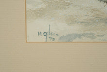 Load image into Gallery viewer, Cabin in The Woods Watercolor - M Gibson 1979
