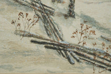 Load image into Gallery viewer, Cabin in The Woods Watercolor - M Gibson 1979
