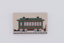Load image into Gallery viewer, Cat’s Meow Village Wooden Caboose Train Car – Retired Collectible Folk Art
