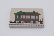 Load image into Gallery viewer, Cat’s Meow Village Wooden Caboose Train Car – Retired Collectible Folk Art
