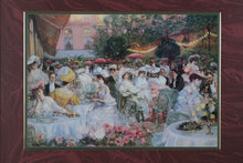 Load image into Gallery viewer, Pierre-Georges Jeanniot Print “Le Dîner à l’Hôtel Ritz, Paris” (1904) – Elegant Belle Époque Scene, 45&quot; x 35&quot;
