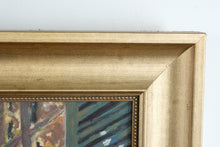 Load image into Gallery viewer, Ivy Inn Framed Wall Art Patio Scene Acrylic Painting Print 32x24
