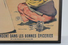 Load image into Gallery viewer, P Monnier Cafes BF Original French Advertising Poster Circa 1905 Paris 46 x 33
