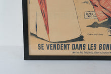 Load image into Gallery viewer, P Monnier Cafes BF Original French Advertising Poster Circa 1905 Paris 46 x 33
