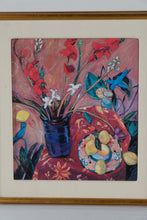Load image into Gallery viewer, Lynn Hays Lemonade Morning Floral Still Life Art Prints Gold Frames Pair
