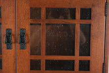 Load image into Gallery viewer, Canal Dover Hill House Solid Cherry Secretary Desk and Display Cabinet
