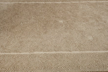 Load image into Gallery viewer, Shaw Five Street Wool Area Rug 5x8 Modern Geometric Pattern Neutral Taupe Beige
