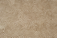 Load image into Gallery viewer, Shaw Five Street Wool Area Rug 5x8 Modern Geometric Pattern Neutral Taupe Beige
