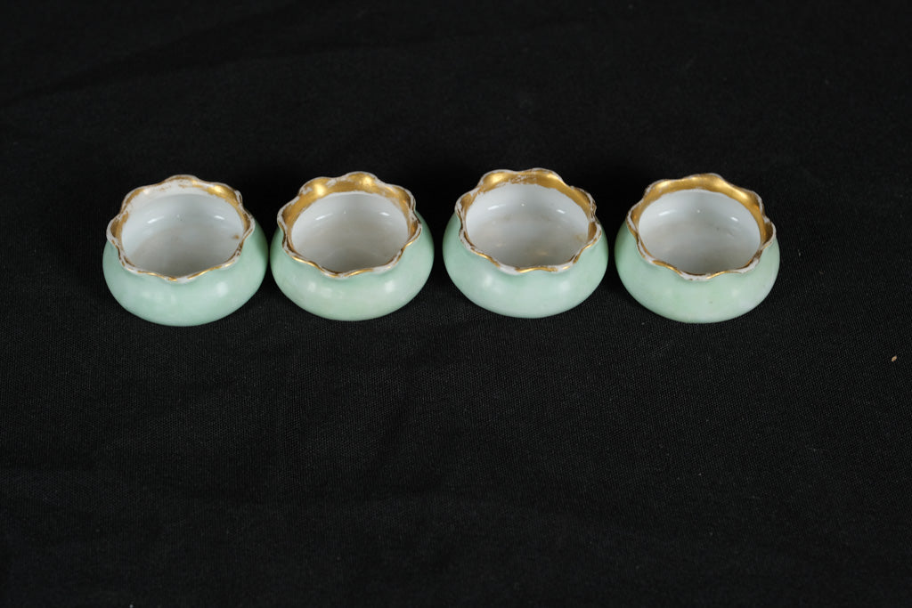 Antique Q&EG Royal Austria Porcelain Open Salts – Set of 4