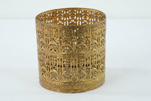 Load image into Gallery viewer, 5&quot; Round Brass Candle Vessel
