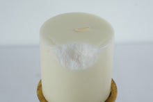 Load image into Gallery viewer, Pair Gold Tone Ornate Candle Holders Traditional Tabletop Pillar Candlesticks
