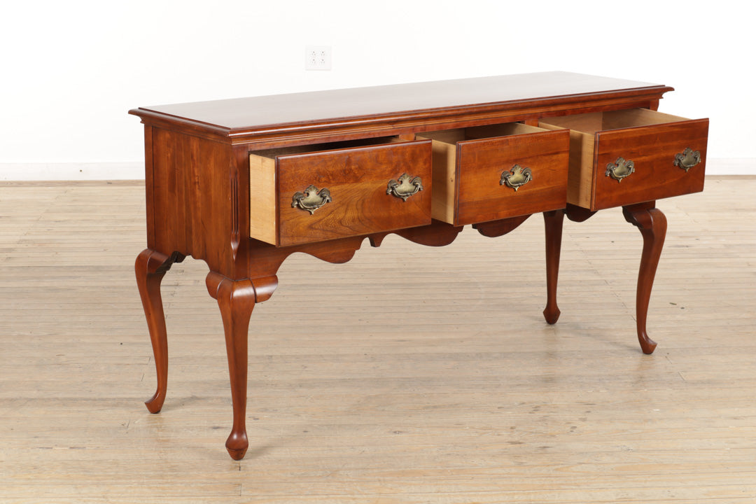 Candlelight Cherry Queen Anne Buffet Side Board