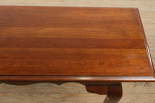Load image into Gallery viewer, Candlelight Cherry Queen Anne Console Table

