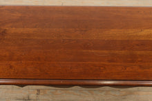 Load image into Gallery viewer, Candlelight Cherry Queen Anne Console Table
