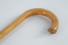 Load image into Gallery viewer, Vintage Wooden Walking Cane Crook Handle Bentwood Shaft 36 Inch
