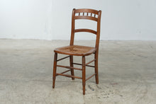 Load image into Gallery viewer, Antique Victorian Cane Seat Side Chair with Turned Legs and Spindle Back
