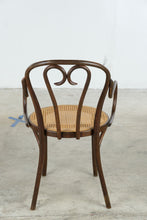 Load image into Gallery viewer, Bentwood Cane Seat Arm Chair Vienna Style Café Dining Chair
