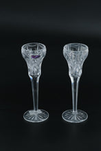 Load image into Gallery viewer, Marquis by Waterford “Canterbury” Crystal Candlestick Pair – Made in Germany – Original Box
