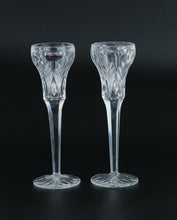 Load image into Gallery viewer, Marquis by Waterford “Canterbury” Crystal Candlestick Pair – Made in Germany – Original Box
