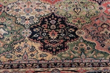 Load image into Gallery viewer, Capel Rugs Traditional Medallion Area Rug – Red, Black &amp; Green
