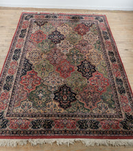 Load image into Gallery viewer, Capel Rugs Traditional Medallion Area Rug – Red, Black &amp; Green
