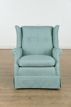 Load image into Gallery viewer, Capri Turquoise Swiveling Rocking Chair
