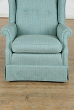 Load image into Gallery viewer, Capri Turquoise Swiveling Rocking Chair
