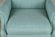 Load image into Gallery viewer, Capri Turquoise Swiveling Rocking Chair
