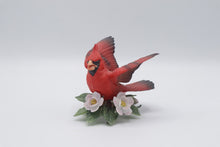 Load image into Gallery viewer, Lenox Cardinal Fine Porcelain Bird Figurine Flowers Original Certificate
