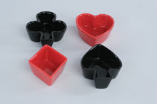 Load image into Gallery viewer, BIA Cordon Bleu Bridge Mix Snack Dishes Set of 4 Playing Card Suits 2003
