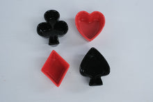 Load image into Gallery viewer, BIA Cordon Bleu Bridge Mix Snack Dishes Set of 4 Playing Card Suits 2003
