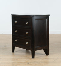 Load image into Gallery viewer, Carlyle Nightstand – B371-93 – Contemporary 3-Drawer, Almost Black Finish
