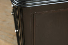 Load image into Gallery viewer, Carlyle Nightstand – B371-93 – Contemporary 3-Drawer, Almost Black Finish
