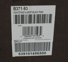 Load image into Gallery viewer, Carlyle Nightstand – B371-93 – Contemporary 3-Drawer, Almost Black Finish

